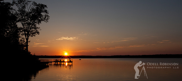 Fishing At Sunset