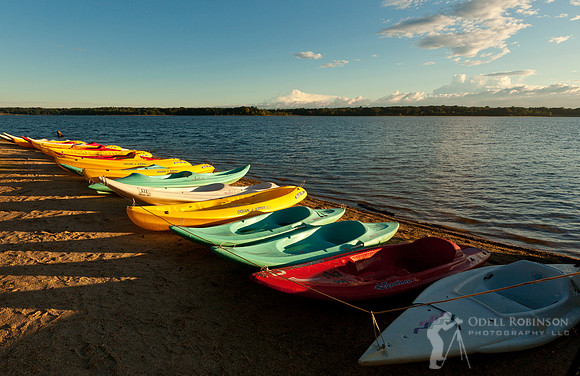 Kayaks At The Ready